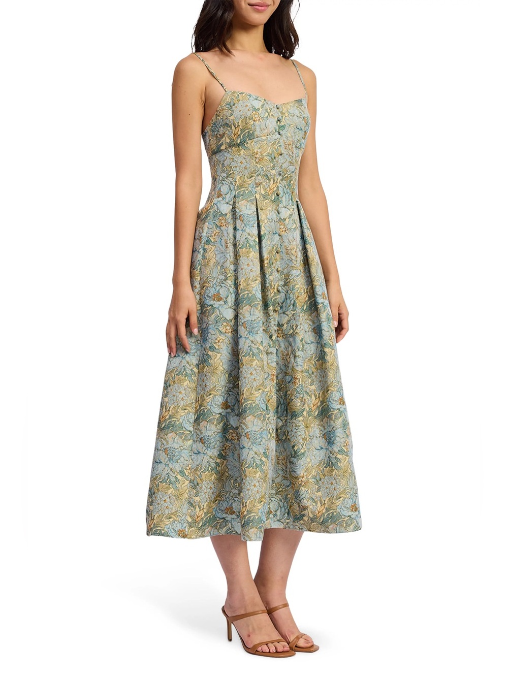 Kenna Floral Midi Dress by En Saison